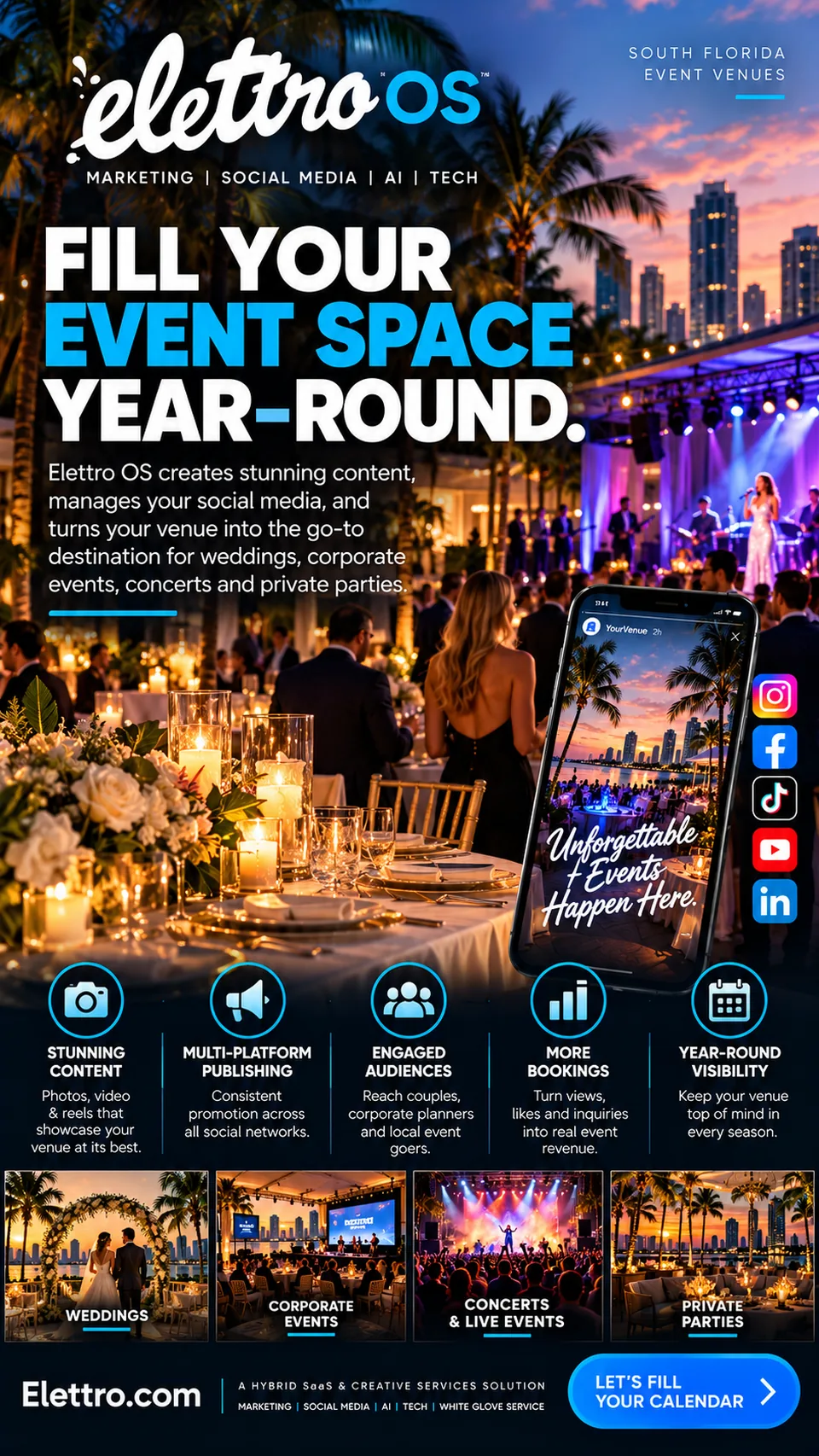 Fill your event space year-round