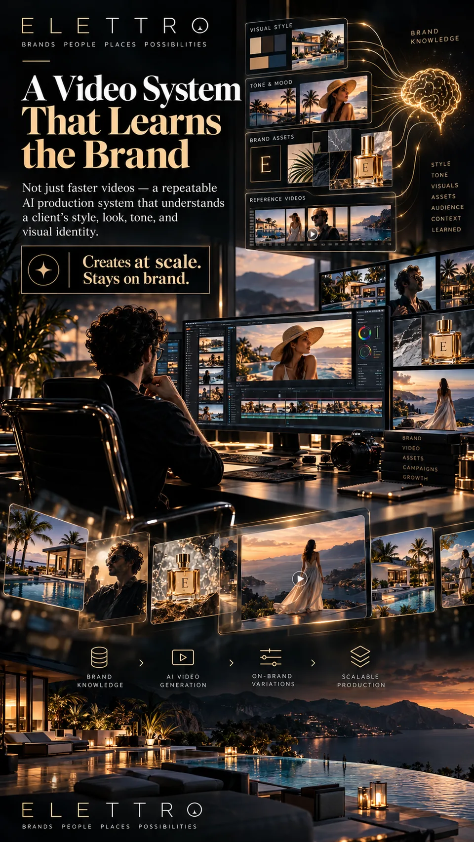 A video system that learns the brand